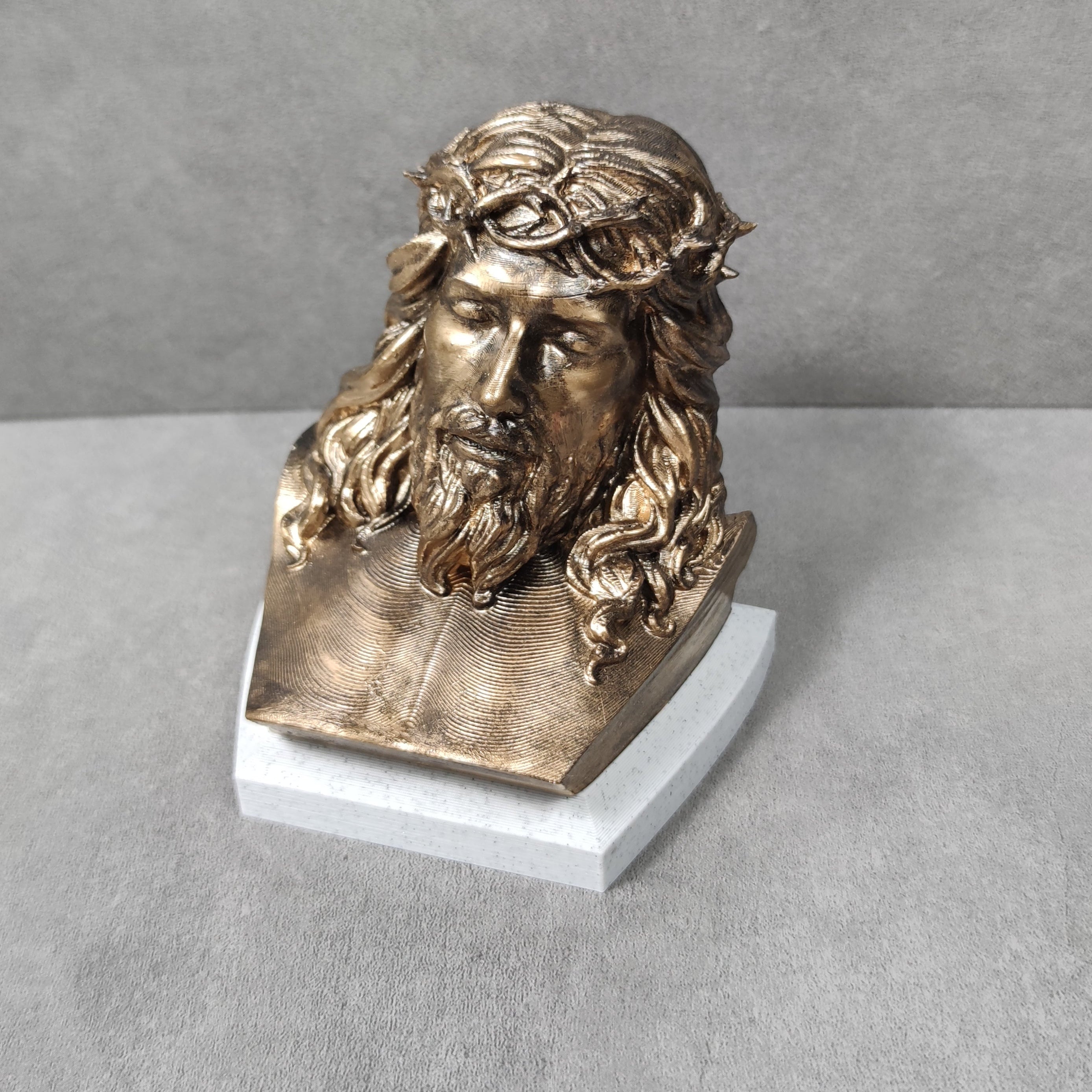 BUSTO CRISTO EFFETTO BRONZO