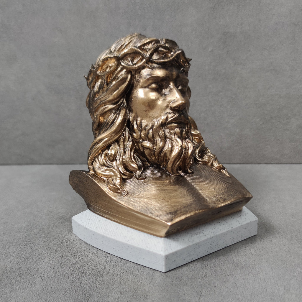 BUSTO CRISTO EFFETTO BRONZO