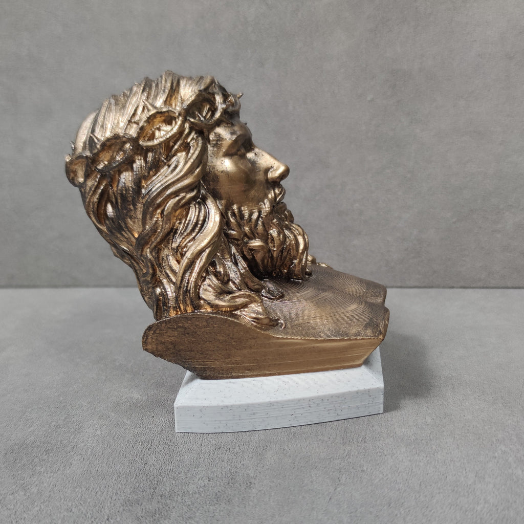 BUSTO CRISTO EFFETTO BRONZO