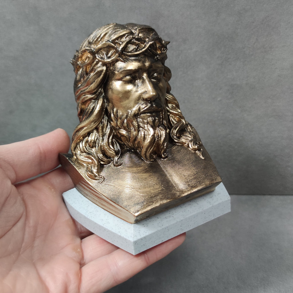 BUSTO CRISTO EFFETTO BRONZO