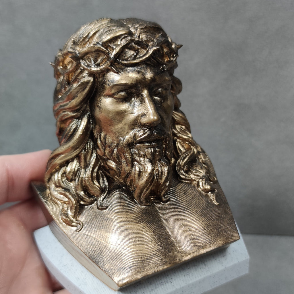 BUSTO CRISTO EFFETTO BRONZO