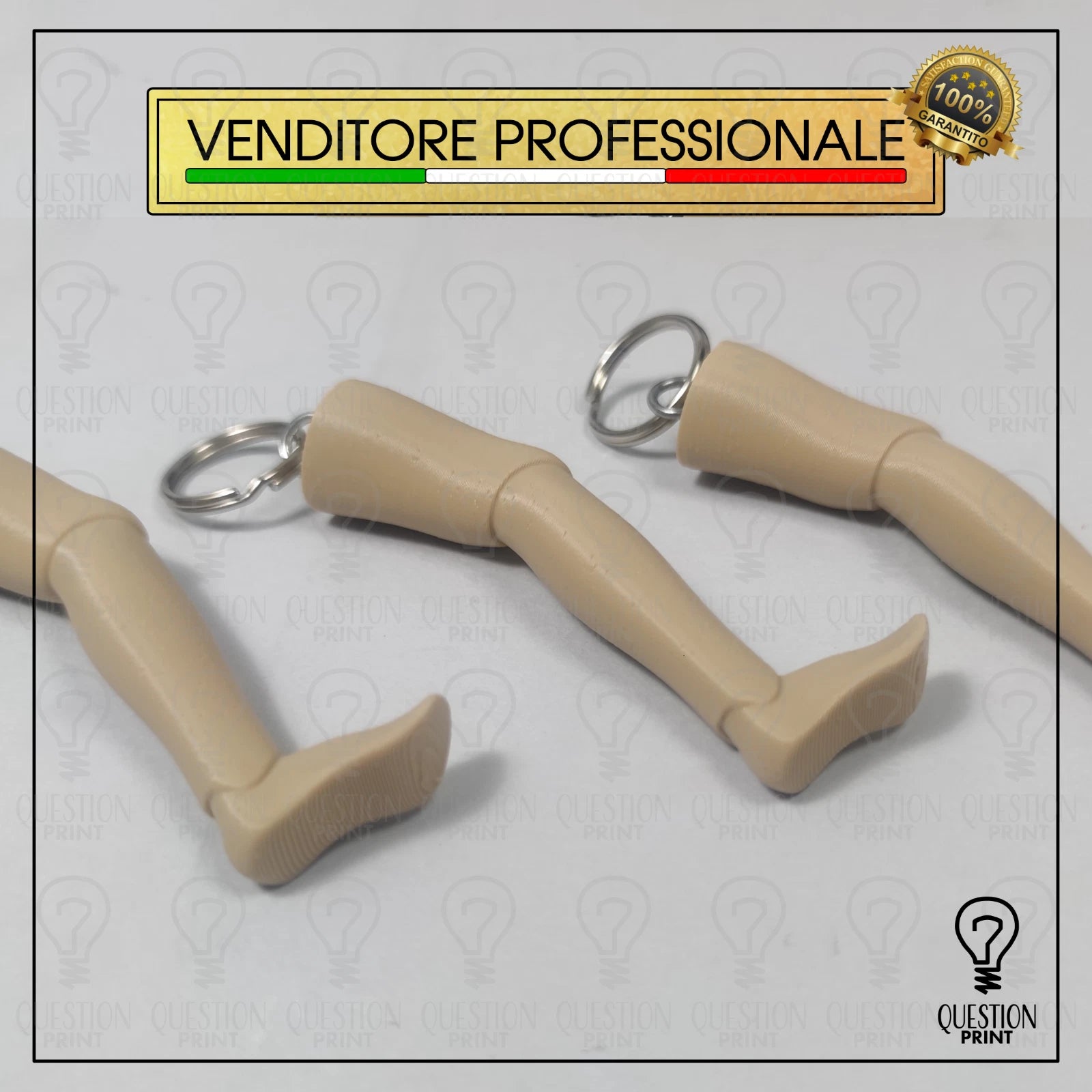 GARPEZ GAMBA PORTACHIAVI ALDO GIOVANNI E GIACOMO TRE UOMINI E UNA GAMBA PICCOLA